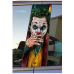 Ms Major Selection Joker Seri 1 Araç Kapı Direk Kaplama Folyo Sticker 2'Li (Sağ&Sol)