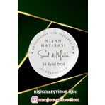 Ms Major Selection Kişiye Özel El Yazısı Özel Gün Söz Kına Nişan Nikah Düğün Hatırası Etiket 4 X 4 Cm 100 Adet