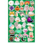 Ms Major Selection Komik Cats Seri 3 Sticker Telefon Laptop Notebook Tablet Defter Matara Stiker Etiket