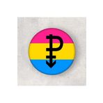 Ms Major Selection Pansexual Buton Rozet