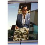 Ms Major Selection Para Avcısı Baskılı Araç Kapı Direk Kaplama Folyo Sticker 2'Li (Sağ&Sol)