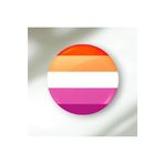 Ms Major Selection Pride Flag Lesbian Buton Rozet