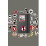 Ms Major Selection Punk Rock Metal Sticker Paketi/Bullet Journal Defter Çıkartma Ajanda Laptop Etiket, 568476168798466