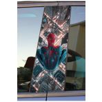 Ms Major Selection Spiderman Baskılı Araç Kapı Direk Kaplama Folyo Sticker 2'Li (Sağ&Sol)