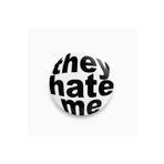 Ms Major Selection They Hate Me Yazılı Siyah Beyaz Y2K Grunge Stil Rozet