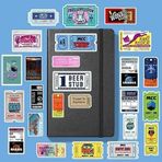 Ms Major Selection Ticket Bilet Sticker Paketi/Bullet Journal Defter Çıkartma Ajanda Laptop Etiket