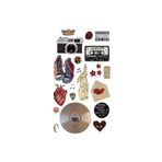 Ms Major Selection Vintage Playlist Temalı Sticker Bullet Journal Scrapbook Ajanda Laptop Defter Telefon Kask Etiketi