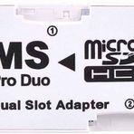 Ms Pro Duo Memory Stick Pro Duo Adaptör Dual Slot Mikro Sd Çevirici Memory Stick Kart Dönüştürücü