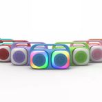 Ms2242bt Bluetooth Hoparlör Taşınabilir Ses Bomba Led Işıklı Extra Bass Speaker Sd Kart-Usb