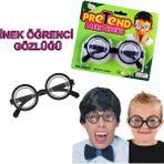 Msa-Shop Inek Öğrenci Gözlüğü Şaka Gözlüğü - Renkli