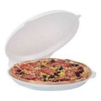 MSB Ambalaj Köpük Tabak Pizza 100 Lü - Beyaz