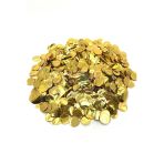 Msda 1 Paket Gold Balon Pulu Altın Sarısı Balon Içi Pul Konfetisi 10 Gram Konfetili Şeffaf Balon Pulu