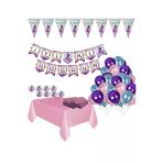 Msda Deniz Kızı Doğum Günü Parti Malzemeleri Konsepti Süsleme Seti