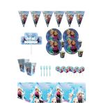 Msda Frozen Elsa 8 Kişilik Set Doğum Günü Parti Malzemeleri