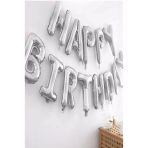 Msda Happy Bırthday Harf Folyo Balon Set