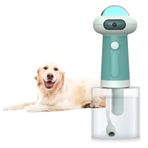 MSDONG Elektrikli otomatik Kedi Köpük makinesi - 1200mA Pil, 350ml Kapasite, IPX7 Su Geçirmez, Manyetik Şarj, Kediler/Köpekler/Evcil Hayvanlar ve Ev Temizliği için Büyük Köpük Üretimi (Yeşil)