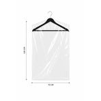 MSE HOLD Kıyafet Koruma Poşeti 70x120 cm 1 KG Şeffaf Elbise Poşeti | Kuru Temizleme, Yorgan, Battaniye ve Takım Elbise Saklama Poşeti
