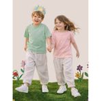 Mshb&G Erkek Kız Çocuk Unisex Pantolon Dokuma Bol Kesim Duble Paça Ilkbahar/yaz 2-8 Yaş - Gri - 2 Yaş