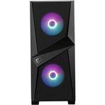 MSI 100R 750 W 80+ Bronze Mag Forge Gaming Mid Tower Siyah PC Kasası