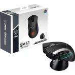 Msı Clutch Gm51 Lightweigth Rgb Şarjlı Ergonomik Optik Kablosuz Oyuncu Mouse