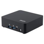 MSI CUBI NUC AI 1UMG-007EU CORE 5 125H 8GB DDR4 512GB SSD W11P SIYAH MINI DT PC