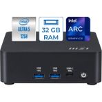Msı Cubı Nuc Aı 1umg Intel Core Ultra 5 125H 4.5ghz 32GB 512GB SSD Intel Arc Graphics Windows 11 Home Taşınabilir Mini Bilgisayar MSI155005EUH09 + Zettausb