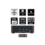 Msı Cubi Nuc Intel Core Ultra 5 125H 16Gb 256Gb Ssd W11P Mini Masaüstü Bilgisayar & Per4 Usb