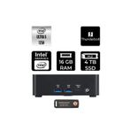 Msı Cubi Nuc Intel Core Ultra 5 125H 16Gb 4Tb Ssd Fdos Mini Masaüstü Bilgisayar & Per4 Usb