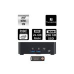 Msı Cubi Nuc Intel Core Ultra 5 125H 24Gb 256Gb Ssd Fdos Mini Masaüstü Bilgisayar & Per4 Usb