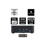 Msı Cubi Nuc Intel Core Ultra 5 125H 32Gb 2Tb Ssd Fdos Mini Masaüstü Bilgisayar & Per4 Usb
