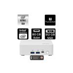 Msı Cubi Nuc Intel Core Ultra 5 125H 80Gb 512Gb Ssd Fdos Mini Masaüstü Bilgisayar & Per4 Usb