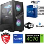 Msı Ddr5 Gaming Pc / 12 GB RTX4070 / I9 13900KF (I9 13.nesil) / 32 GB Ddr5 6000 Mhz Ram / 1 Tb M.2 SSD / Sıvı Soğutmalı / WİN11 Pro - İ9-4070-32