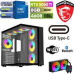 MSI Ddr5 – Rtx 5060Tİ 8 GB – Intel I7 14700KF – 32 GB - 64GB - Ddr5 Ram – 1tb M.2 SSD – Windows 11 Pro Masaüstü Bilgisayar - Sıvı Sogutmalı - - 64GBRAM