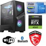 MSI Gaming Pc Ddr4 – Rtx 4060 8gb – Intel I5 13400F – 16GB Ddr4 Ram – 1 Tb M.2 SSD – Windows 11 Pro Masaüstü Bilgisayar - İ513-4060-WİFİ