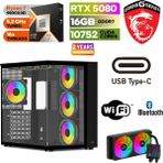 MSI Gaming Pc Ddr5 – Rtx 5080 16 GB – Ryzen 7 9800X3D - 32GB - 64GB Ddr5 Ram – 1tb M.2 SSD – Sıvı Sogutmalı – Windows 11 Pro - 32GBRAM