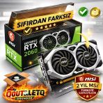 Msı Geforce Rtx 2060 Ventus Gp Gddr6 192Bit Hdmı 3X Displayport Oyuncu (Gaming) Ekran Kartı