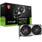 MSI GeForce RTX 4070 Ventus 2X E1 OC 12GB GDDR6X Ekran Kartı
