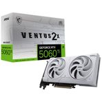 MSI GeForce RTX 5060 Ti Ventus 2X OC White Plus 8GB GDDR7 Ekran Kartı