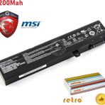 Msı Gf62 7Rd-1622Xtr Msi Notebook Bataryasi, Laptop Pili V2 (5200Mah)