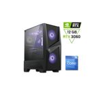 MSI Intel Core I5 12400f / 16gb Ddr4 / 1tb 3500-2100 Mb /s M2 Ssd / Zotac Rtx3060 Gamıng Masaüstü Pc
