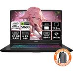 Msı Katana 17 Hx ıntel Core I9 14900HX 32GB 4tb SSD RTX5060 8gb Freedos 17.3" Qhd 240Hz Taşınabilir Bilgisayar B14WFK-217TR-A3 - 4 TB - 32 GB
