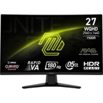 MSI MAG 274CQF 27 inç 180Hz 0.5ms DisplayPort Adaptive Sync Rapid VA 2K Oyuncu Monitörü