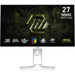 MSI MAG 274QRFW X32 27 inç 320Hz 0.5ms Pivot IPS Beyaz Oyuncu Monitörü