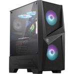 MSI MAG Forge 100M Temperli Cam 2x RGB Fan 120mm Fan ATX Oyuncu Bilgisayar Kasası