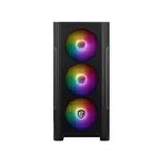 Msı Mag Forge M100r Temperlı Cam 3X120mm 1X120mm Argb Fan Psu Yok Matx Gamıng Siyah Kasa