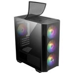 MSI MAG Forge M100R USB 3.2 4x12 cm ARGB Fan Pencereli mATX Siyah Kasa