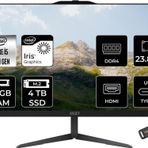 MSI Modern AM242 i5 1235U 16GB 4TB SSD 23.8" FHD IPS FDOS All In One PC Siyah & PER4 BELLEK