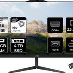 MSI Modern AM242 i5 1235U 48GB 4TB SSD 23.8" FHD IPS FDOS All In One PC Siyah & PER4 BELLEK