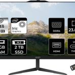 MSI Modern AM242 i5 1235U 8GB 2TB SSD 23.8" FHD IPS FDOS All In One PC Siyah & PER4 BELLEK