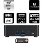 MSI Msı Cubi Nuc Core Ultra 5 125H Mini PC 24GB RAM 256GB SSD FreeDOS + Per4 USB 1UMG007EUP311 - Yok (Free Dos)